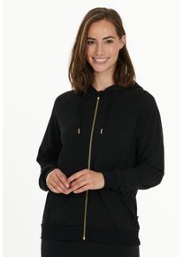 Endurance Herren Sweatshirt "Hyvill", schwarz, casual, Gr. 36, unifarben, 51% Polyester, 44% Modal, 5% Elasthan, Sweatshirts, mit praktischer Kapuze