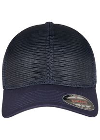 Flexfit Damen Flex Cap "Flexfit Unisex Flexfit 360 OMNIMESH CAP", blau, casual, Gr. S, unifarben, 96% Polyester, 4% Elasthan, Caps