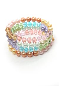 Damen Armband "Hella", bunt, Collezione Alessandro, Glas, Armbänder