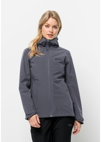 Jack Wolfskin Damen Funktionsjacke "ROBURY 2L JKT W", grau, Gr. XS, OBERSTOFF 100% POLYESTER FUTTER 100% POLYESTER, Jacken