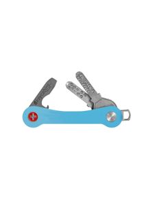 keycabins Kinder Schlüssel-Anhänger "Snowboard-Ski S1", blau, Basic, Holz, Schlüsselanhänger, SWISS made