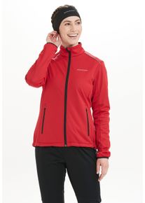 Endurance Damen Softshelljacke "Zora", rot, casual, Gr. 42, unifarben, 100% Polyester, Jacken, mit wasser- und winddichter Funktion
