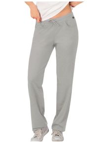 TRIGEMA Damen Jerseyhose "TRIGEMA Hüfthose DELUXE Baumwolle", grau, Basic, Gr. S, 100% Baumwolle, Hosen