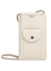 Bugatti Damen Umhängetasche "ALMATA", beige, Kunstfaser, unifarben, leicht glänzend, Taschen
