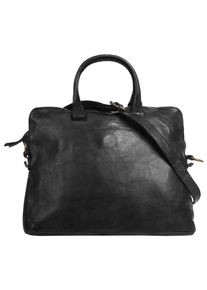 Harold'S HAROLD'S Damen Umhängetasche "SUBMARINE", schwarz, Leder, unifarben, leicht glänzend, Taschen, echt Leder
