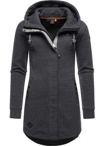 Ragwear Damen Sweatjacke "Letty Intl.", grau, sportlich, Gr. M, Sweatware, 54% Polyester, 41% Baumwolle, 5% Viskose, Sweatjacken, Sportliche