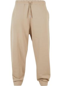 DEF Herren Stoffhose "DEF Herren DEF Sweatpants", grau, Gr. L, unifarben, 80% Baumwolle, 20% Polyester, Hosen