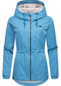 Ragwear Damen Outdoorjacke "Dankka Tech", blau, casual, Gr. XXL, Obermaterial: 100% Polyester, Innenfutter: 100% Polyester, Jacken, Stylische Damen