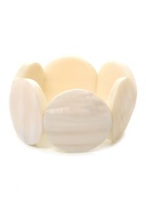 Damen Armband "Luise", beige, Collezione Alessandro, Holz, Armbänder