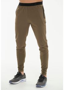 Virtus Herren Sweathose "BLAG V2", braun, sportlich, Gr. XXXL, unifarben, 87% Polyester, 13% Elasthan, Hosen, mit atmungsaktivem