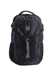 DISCOVERY Sportrucksack "Outdoor", schwarz, Nylon, casual, Rucksäcke, aus robustem Nylon-Material