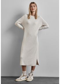 Street One Damen Strickkleid, beige, casual, Gr. 42, unifarben, Stoff, 50% Nylon, 27% Polyacryl, 18% Baumwolle, 5% Elasthan, Kleider, soft und