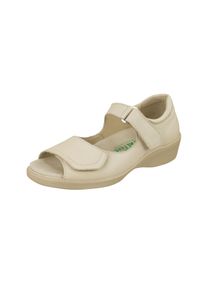Natural Feet Damen Sandale "Tunis", Gr. 40, beige, Leder, casual, Schuhe, mit stoßdämpfender PU-Laufsohle