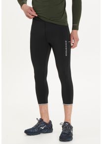 Endurance Herren Trainingstights "Energy", schwarz, sportlich, Gr. M, unifarben, 81% Polyester, 19% Elasthan, Hosen, aus nachhaltigem