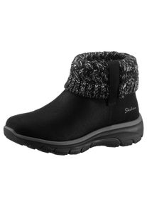 Skechers Damen Schlupfboots "EASY GOING-COZY WEATHER", Gr. 36, schwarz, Velourslederimitat, Wolle, casual, Schuhe, Schlupfstiefel, Winterstiefel,