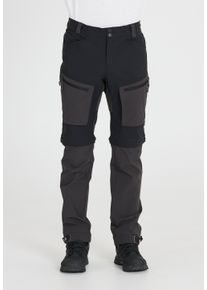 WHISTLER Herren Outdoorhose "Kodiak", schwarz, casual, Gr. S, mehrfarbig, 94% Nylon, 6% Elasthan, Hosen, mit praktischer Zip-Off-Funktion