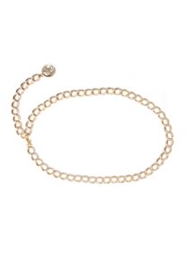 Damen Kettengürtel "Kora", gold, Basic,casual,feminin,modisch, Collezione Alessandro, unifarben, Materialmix, Gürtel, einfache Kettenglieder mit