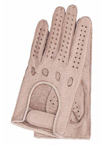Gretchen Damen Lederhandschuhe "Womens Peccary Driving Gloves", beige, klassisch, Gr. 7, unifarben, 100% Leder, Handschuhe, in klassischem