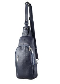 Damen Umhängetasche "Betty", Collezione Alessandro, blau, Polyurethan (PU), Taschen, echtes Leder, viele Fächer