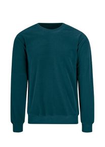 TRIGEMA Damen Sweatshirt "TRIGEMA Nicki-Shirt", blau, casual, Gr. L, 80% Baumwolle, 20% Polyester, Sweatshirts
