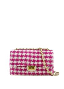 Damen Umhängetasche "Amica", Collezione Alessandro, pink, Baumwolle, Taschen, Made in Italy