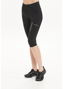 Endurance Damen Trainingstights "Energy W 3/4 XQL", schwarz, sportlich, Gr. 36, unifarben, 81% Polyester, 19% Elasthan, Hosen, aus nachhaltigem
