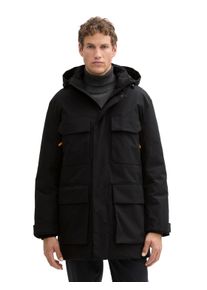 Herren Steppmantel, schwarz, casual, Gr. XL, Tom Tailor Denim, unifarben, Web, Obermaterial: 100% Polyester. Futter: 100% Polyester, Mäntel, mit