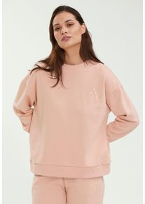 ENDURANCE ATHLECIA ATHLECIA Damen Sweatshirt "Lia", rosa, casual, Gr. 40, unifarben, 90% Baumwolle, 10% Polyester, Sweatshirts, im lässigen Oversized-Schnitt