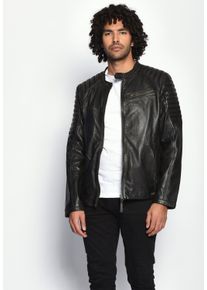 Mustang Herren Lederjacke "Denis", braun, Gr. XL, Obermaterial: 100% Lammleder/ Innenmaterial 100% Baumwolle/ Futter 100% Polyester, Jacken
