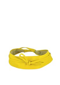 Damen Taillengürtel "Alpha", gelb, Basic,casual,feminin,modisch, Collezione Alessandro, unifarben, Leder, Gürtel, zum Binden, aus Rindsleder, ca.