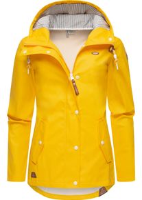 Ragwear Damen Regenjacke "YM-Marge", gelb, casual, Gr. XXL, Obermaterial: 100% Polyester; Innenfutter: 100% Polyester, Jacken, stylische