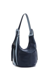 Damen Schultertasche "Softy", Collezione Alessandro, blau, Lederimitat, Taschen, in modischen Farben