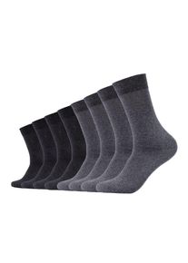 s.Oliver Damen Socken "Socken 8er Pack", Gr. 43, grau, 70% Baumwolle 27% Polyester 1% Polyamid 2% Elasthan, uni, Socken