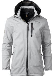 DEPROC Active Herren Softshelljacke "BARKLEY PEAK MEN", grau, sportlich, Gr. 50, 100% Polyester, Jacken, auch in Großen Größen erhältlich