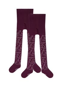 s.Oliver Kinder Strumpfhose "Strumpfhose 2er Pack", Gr. 152, lila, 51% Baumwolle 26% Polyamid 22% Polyester 1% Elasthan, Strumpfhosen