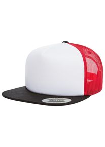 Flexfit Damen Flex Cap "Flexfit Unisex Foam Trucker with White Front", bunt, casual, unifarben, 100% Polyester, Caps