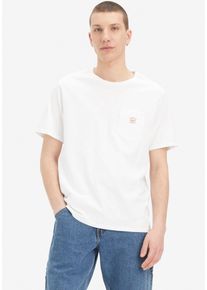Levi's LEVI'S Herren T-Shirt "Workwear Tee", weiß, casual, Gr. L, unifarben, Jersey, Obermaterial: 100% Baumwolle, Shirts, mit aufgesetzter Tasche