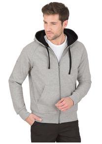 TRIGEMA Herren Sweatjacke "TRIGEMA Sweatjacke mit Kapuze", grau, casual, Gr. 5XL, 70% Baumwolle, 30% Polyester, Sweatjacken