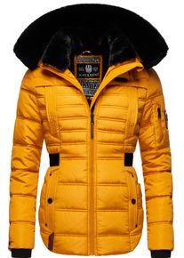 Navahoo Damen Winterjacke "Melikaa", gelb, modisch, Gr. XS, Oberstoff: 100% Polyester, Futter: 100% Polyester, Wattierung: 100% Polyester,