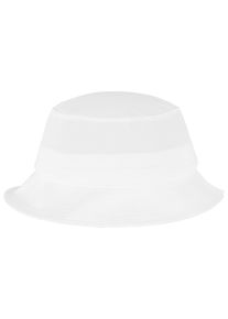 Flexfit Damen Flex Cap "Flexfit Unisex Flexfit Cotton Twill Bucket Hat", weiß, casual, unifarben, 98% Baumwolle, 2% Elasthan, Caps