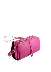 Damen Umhängetasche "Amber", Collezione Alessandro, pink, Leder, Taschen, Made in Italy