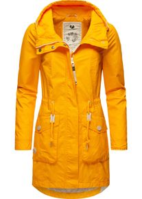 Ragwear Damen Outdoorjacke "Elsa", gelb, casual, Gr. XS, Obermaterial: 52% Baumwolle, 48% Nylon; Innenfutter: 100% Polyester, Jacken, Leichte