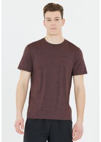 Endurance Herren Funktionsshirt "Abdon", braun, sportlich, Gr. XXL, unifarben, 95% Polyester, 5% Elasthan, Shirts, mit smartem 4-Wege-Stretch