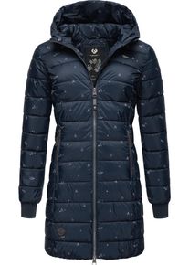 Ragwear Damen Steppjacke "Tiasa Long", blau, modisch, Gr. M, Oberstoff: 100% Nylon, Futter: 100% Polyester, Wattierung: 100% Polyester, Ärmelfutter: