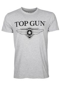 Top Gun Herren T-Shirt "Cloudy TG20191006", grau, Gr. M, Obermaterial: 100% Baumwolle, Shirts
