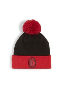 Puma Damen Beanie "AC Milan Bommelmütze Jugendliche", rot, Gr. 2, Obermaterial: 100% Polyacryl; Futter: 100% Polyacryl, Mützen