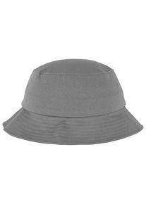 Flexfit Damen Flex Cap "Flexfit Unisex Flexfit Cotton Twill Bucket Hat", grau, casual, unifarben, 98% Baumwolle, 2% Elasthan, Caps