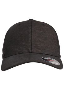 Flexfit Damen Flex Cap "Flexfit Unisex Flexfit Natural Melange", schwarz, casual, Gr. S, unifarben, 98% Baumwolle, 2% Elasthan, Caps