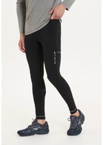 ELITE LAB Herren Lauftights "Run Elite X1", schwarz, sportlich, Gr. XXXL, unifarben, 72% Nylon, 28% Elasthan, Hosen, mit reflektierenden Details