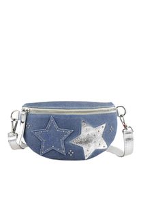 Damen Umhängetasche "Jeans", Collezione Alessandro, blau, Baumwolle, Taschen, aus griffigem Jeansstoff